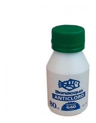 Anticloro Bonacqua  80ml Elimina Cloro Pecera 10+1 Mayor 0