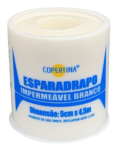 Kit C/2 Esparadrapo Impermeavel 5cm X 4,5m Curativo Bandagem 1