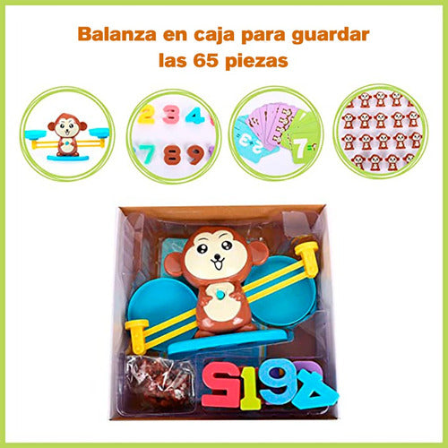 Juego Educativo Balanza Monito Con 3 Niveles Toy Store 4