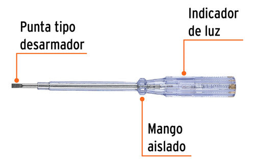 Destornillador Buscapolo Probador Circuitos Truper Proco-19 1