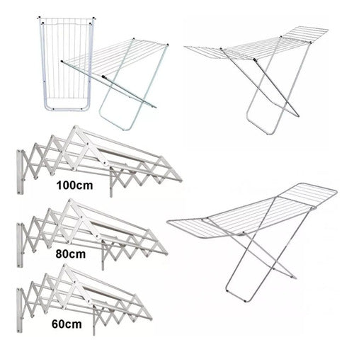 Todobag Clothes Drying Rack with Wings Excellent Quality for Small Spaces 2