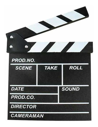 Movie Clapperboard Cinema Film Scene Slate Black Ohmyshop 4