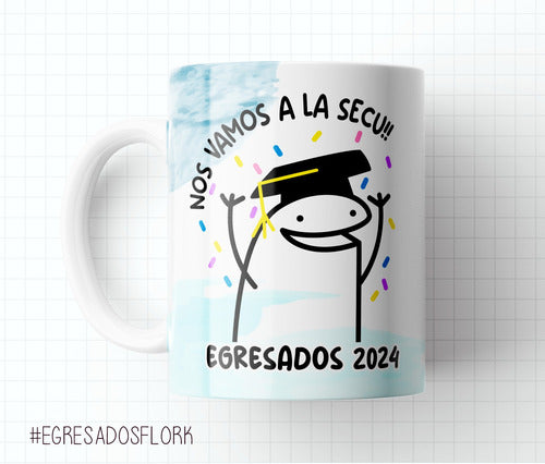 Plantillas Tazas Flork Egresados Sublimar Graduación #12 5