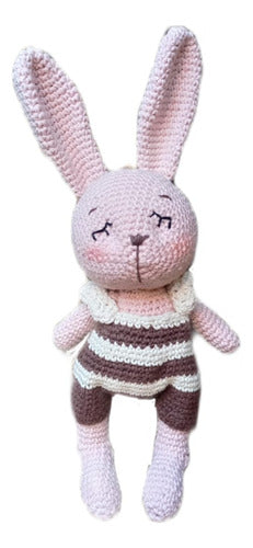 Amigurumi Coneja Tejida A Crochet - Muñeco De Apego 0