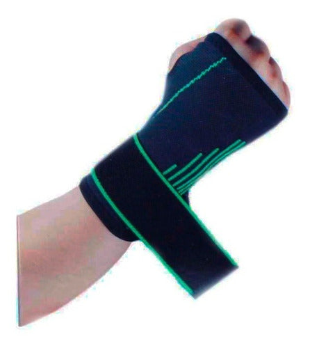 Gym Par Soporte Muñequera Deportes Compresión Tendinitis Lesione 0