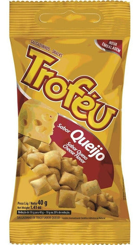 Troféu Snack De Trigo - Sabor Queso 20 Unid. De 40 Grs 0