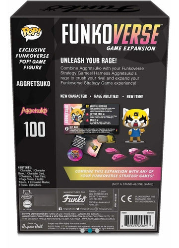 Funko -verse Aggretsuku- Game Expansión Original Funko Game 1