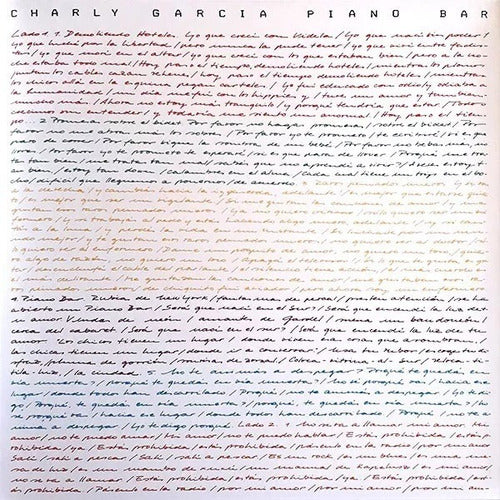 Charly Garcia Piano Bar Vinilo Lp Nuevo Reedicion 2020 0