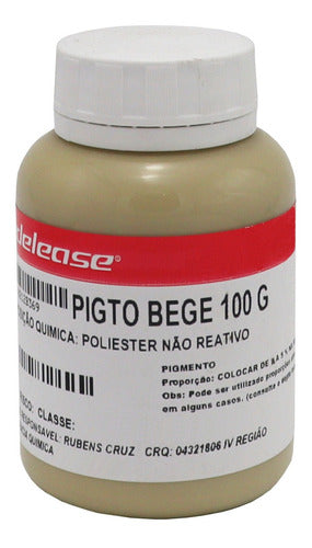 Pigmento Bege Para Uso Com Resina Epoxi 2004 100 G 0