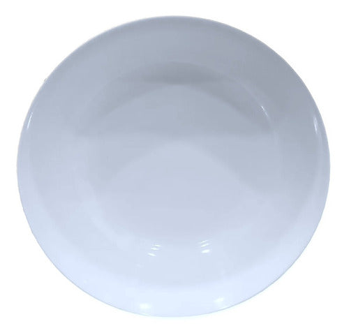 Ensaladera Bowl Apilable Melamina Blanca 20 Cm  / 3 Unidades 3