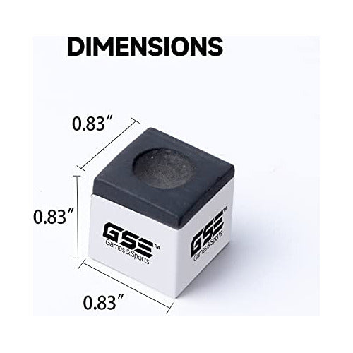 12 Tizas Para Taco De Billar Calidad Superior Gse - N 1