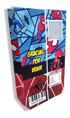 12 Bolsas Golosineras, Sorpresitas Cumpleaños Spiderman-k 1