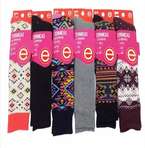 Women's Thermal Socks Alta Ski 3/4 Pack of 12 by Elemento 2