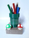 Decorative Super Mario Bros 3D Printed Pencil Holder with 2 Mushrooms 1
