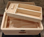 Wooden Sewing Box 35x20x15 Patagonia White 3