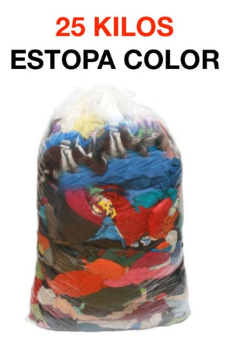 Estopa Industrial Cleaning - Color Cleaning 25 Kg 0