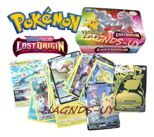 Pack Pokémon Tcg Sword & Shield Set En Lata X3 2