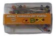 Alfileres Cabeza De Vidrio Cbx X 50 Unidades 0