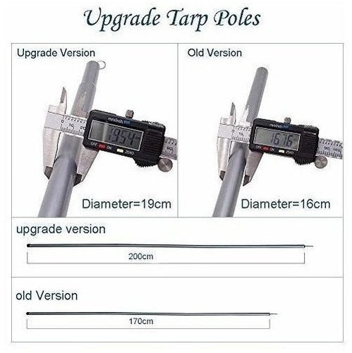 Top Lander Adjustable Canvas Posts for Folding Tents D 6