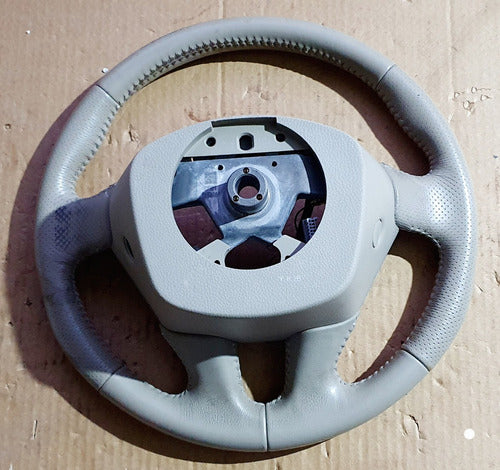 Nissan Steering Wheel Worn with Commands - Leather 3