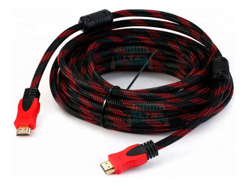 Cable Hdmi Mallado Con Filtros 8.5 Metros Garantía X Vida 1