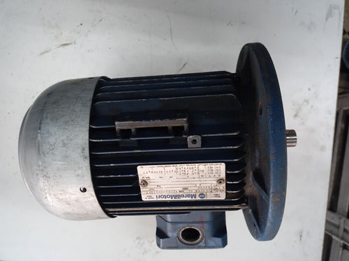 Motor Trifasico Blindado 3/4 Hp  1400 Rpm C /brida B5 Usado 2