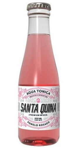 Santa Quina Pack X6 Pomelo Rosado 200ml - Gaseosa Sin TACC 2