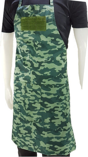 Linco Camouflage Gabardine Apron with Multi-Pockets 0