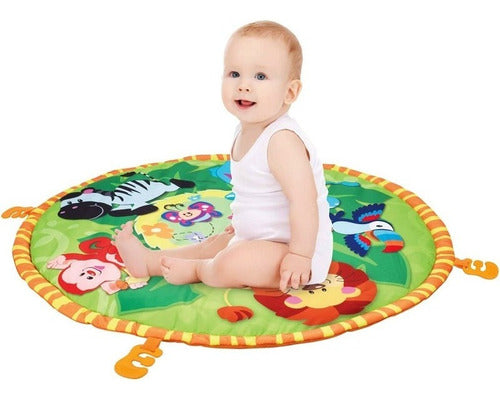 Winfun 2in1 Soft Floor Baby Gym and Play Mat Multicolor 1