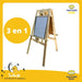 Tio Pocho Arte Double-Sided Kids Easel with Acrylics and Fibers 6