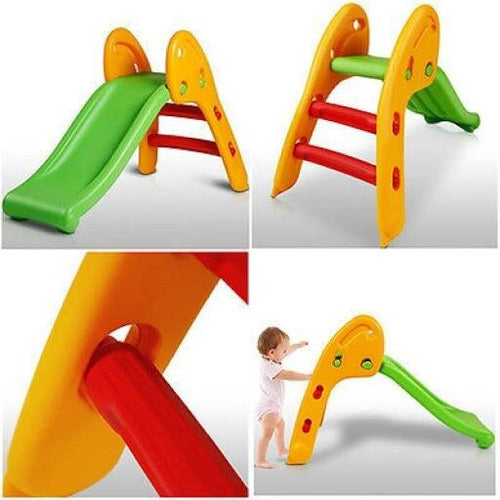 Generic Garden Slide for Kids - Green and Orange 1