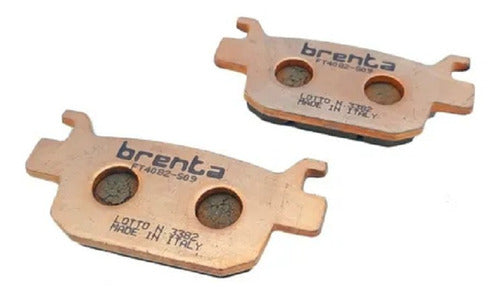 Pastilla Freno Brenta Italia Benelli Trk 502 X Traseras Sint 1