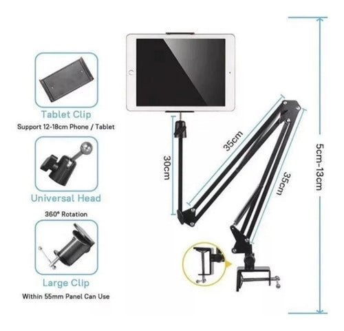 Generic Metal Arm for Cell Phone or Tablet 6