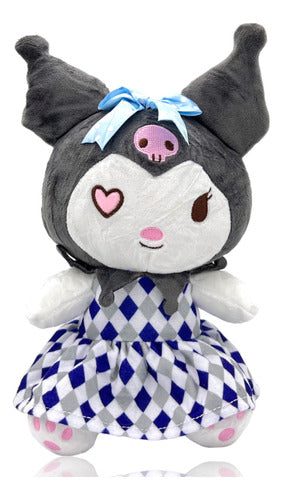 Kuromi Heart Eye Plush Doll 26cm - Individual 1