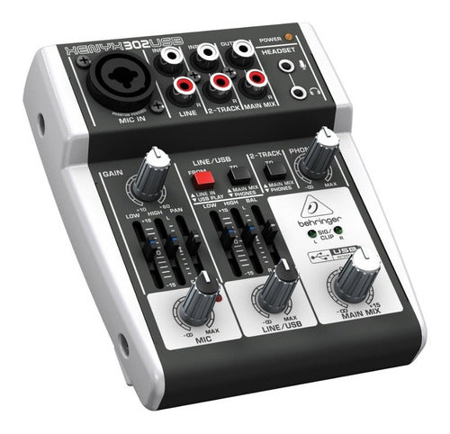 Mixer 5 Entradas Analogicas  Behringer Xenyx 302usb 1