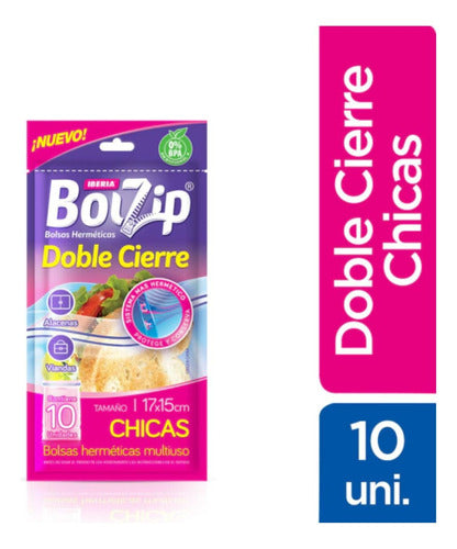 Bolzip Bolsas Hermeticas Doble Cierre Chicas + Medianas 3