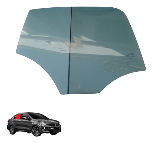 Original Right Rear Glass for Fiat Cronos 0