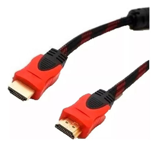 Cable Mallado Largo 3mts Blindado Hdmi Macho A Macho 1