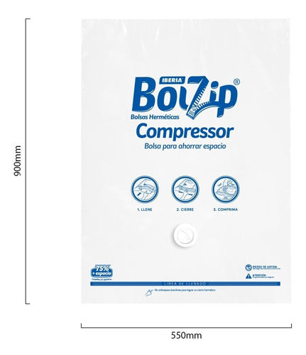 Iberia Bolzip Bolsa Hermetica Compressor Grande X1 1