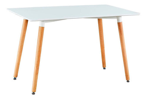 Player One Eames Rectangular Dining Table 120x80 0