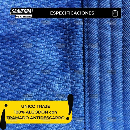 Shiai Classic Traje Jiu Jitsu Tramado Resistente Bjj Safit 4