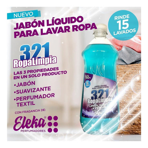 Eleka Liquid Clothing Detergent 750ml 1