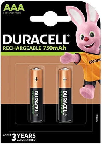 Duracell Rechargeable AAA X2 1