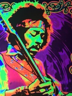 Musica - Guitarra - Jimi Hendrix - Sicodelico Lamina 45x30cm 5