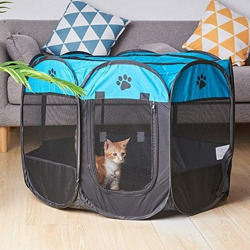 LumiPets Portable Folding Pet Playpen for Dogs Cats Ferrets 1