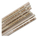 One Express 30 Natural Wood Black Pencils Laser Engraved or Printed 5