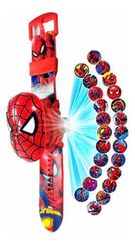 CB Spiderman Reloj Infantil Proyector De 24 Imagenes 0