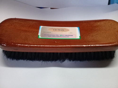 Natural Horsehair Brush (Lint Remover, Shoe Polisher) - Equine Bristles! 3