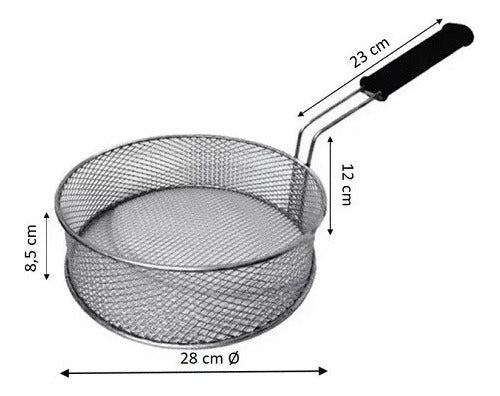 Frying Basket 28cm - For Plow Discs - French Fries 1