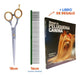 Professional Straight Scissor Comb Set for Dog Grooming 0